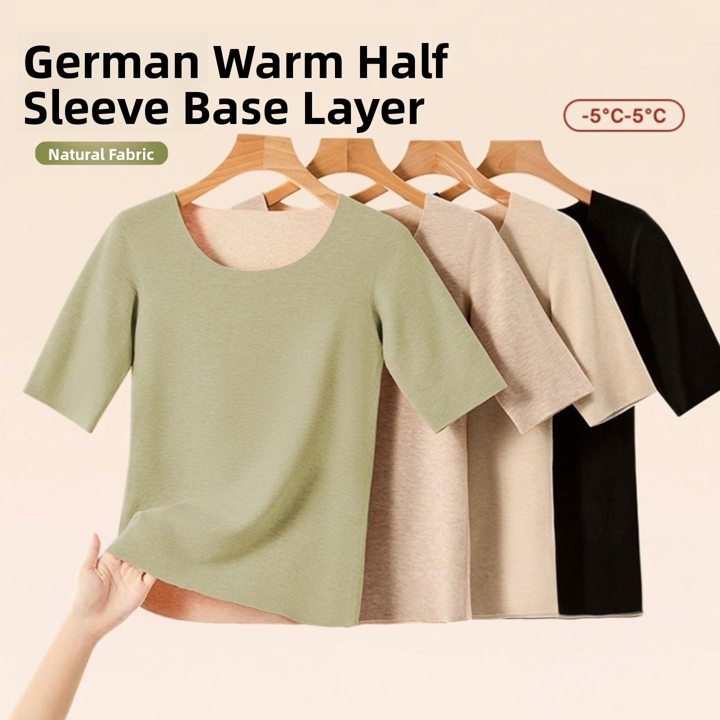 Thermal Base Layer - Warm Fleece Lined Thermal Top Women's