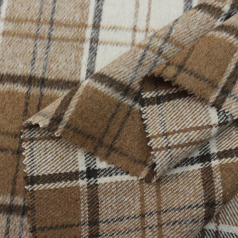 Winter Clothing For Woman - 100x148cm Soft Thick Vintage Wool Plaid