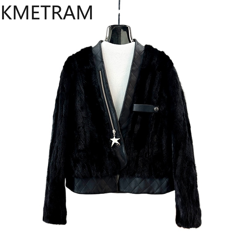 Winter Clothing Factory Outlet - 100% Natural Mink Fur Jacket Women