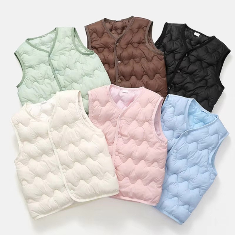 Winter Clothing For 1 Year Old Girl - New Children Warm Cotton Vest Fashion