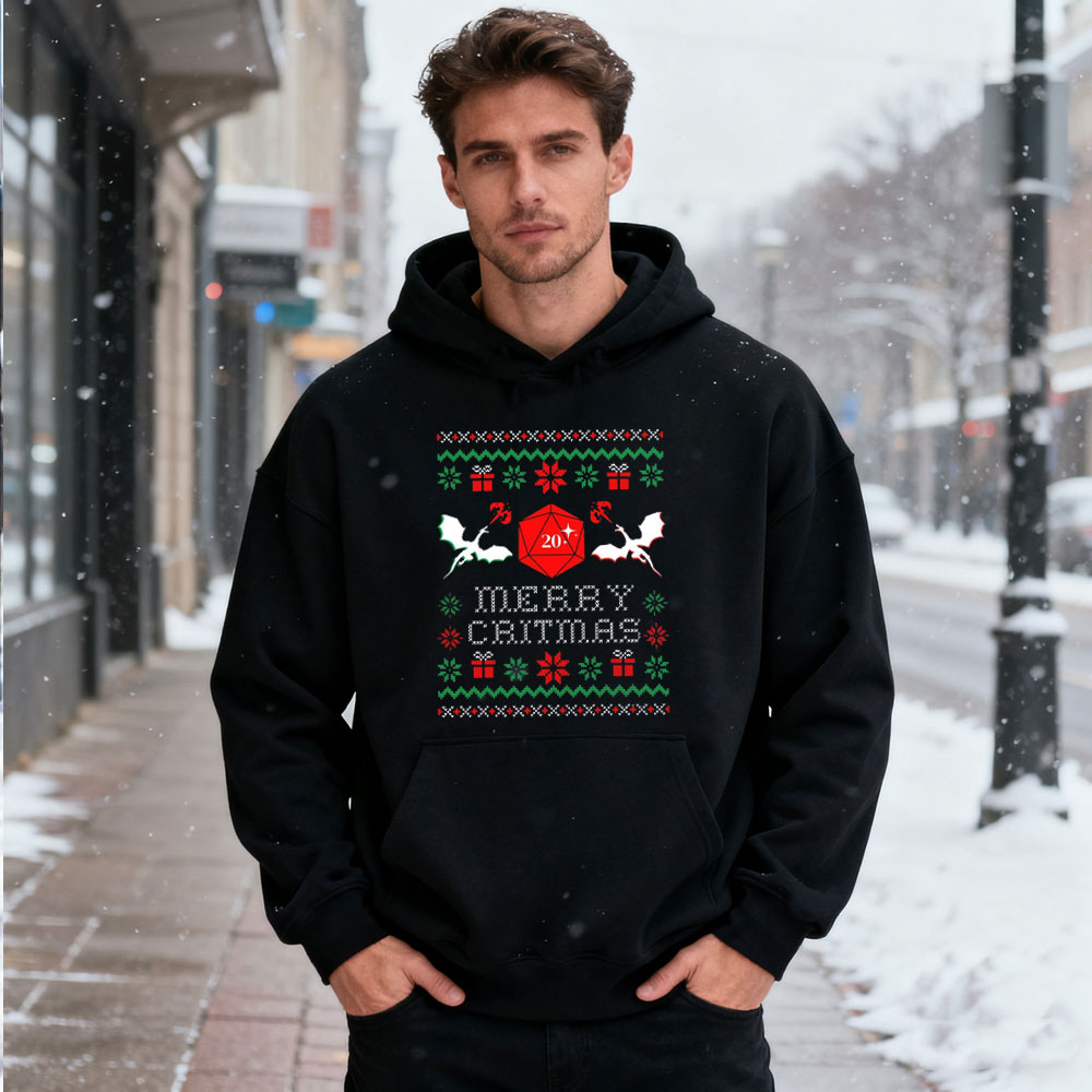 Winter Clothing Dnd - 2025 DND CHRISTMAS SWEATER Dnd Ugly