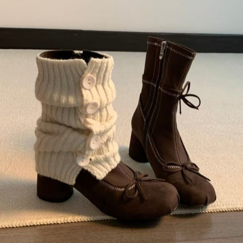Bow High Heels Women Boots New - огляд і ціна Winter Clothing For Woman
