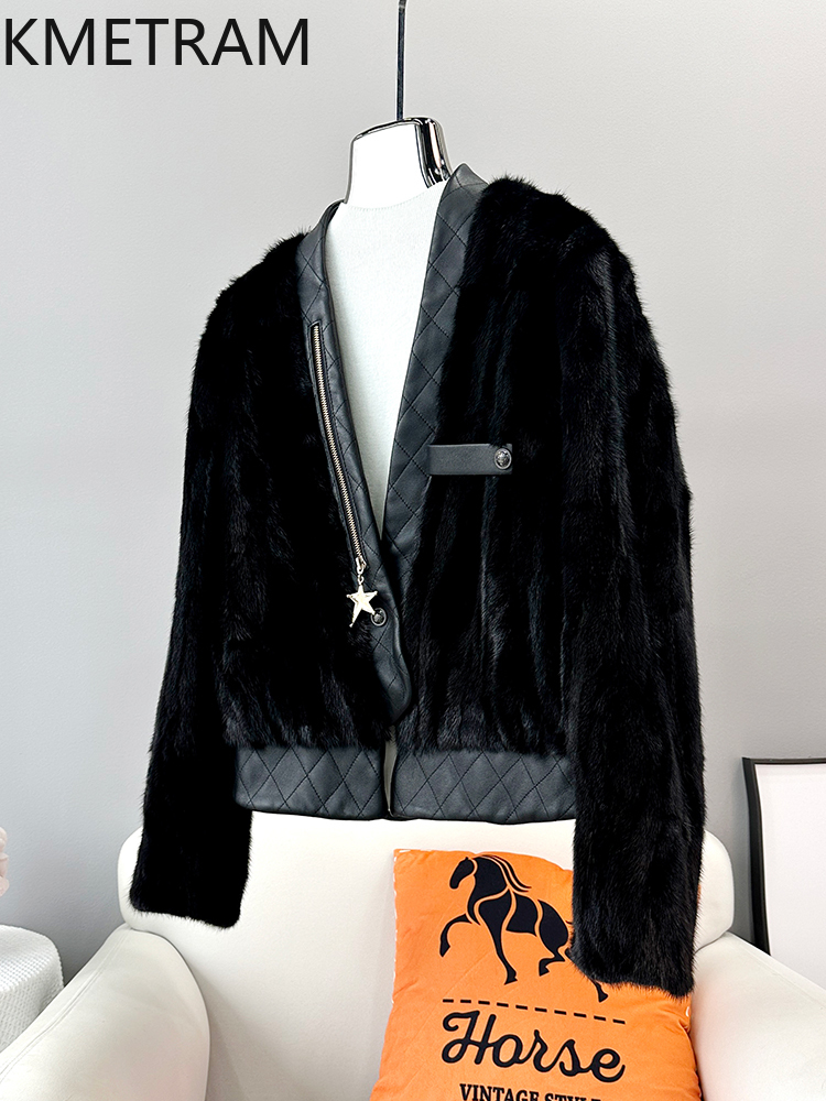 100% Natural Mink Fur Jacket W - огляд і ціна Winter Clothing Factory Outlet