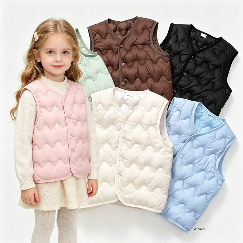 New Children Warm Cotton Vest  - огляд і ціна Winter Clothing For 1 Year Old Girl
