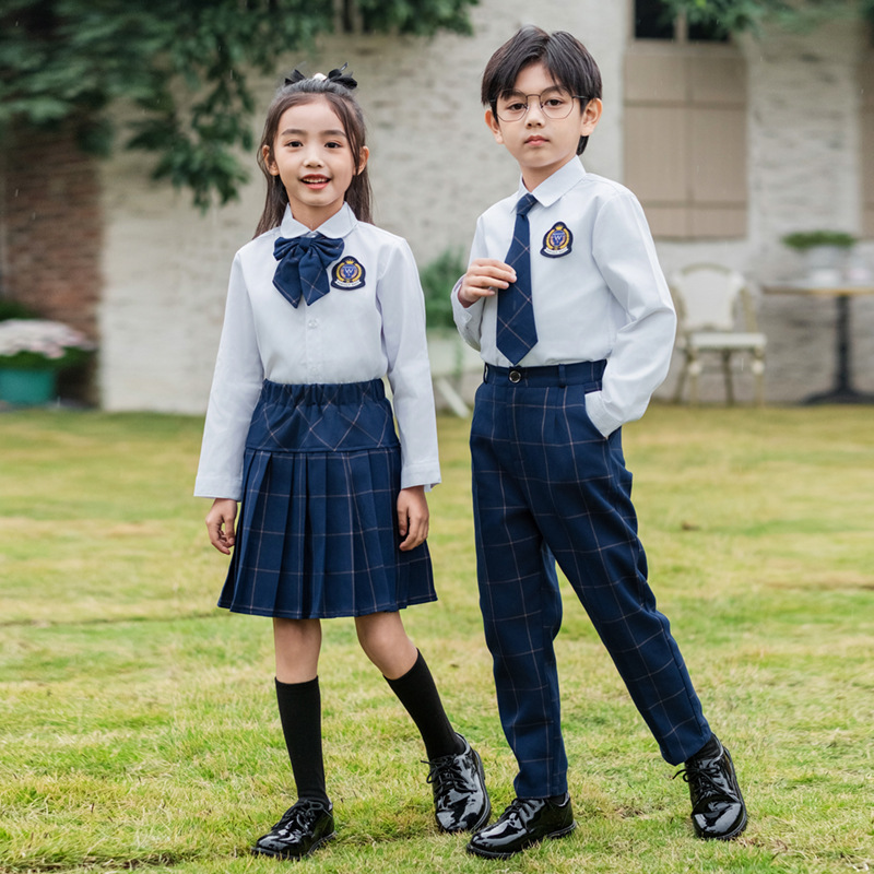 Kids British Plaid Vest Shirt  - огляд і ціна Winter Clothing Korea