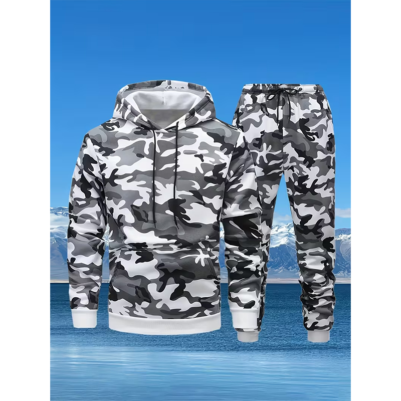 Autumn Camouflage 3D Print Hoo - огляд і ціна Winter Clothing For Woman