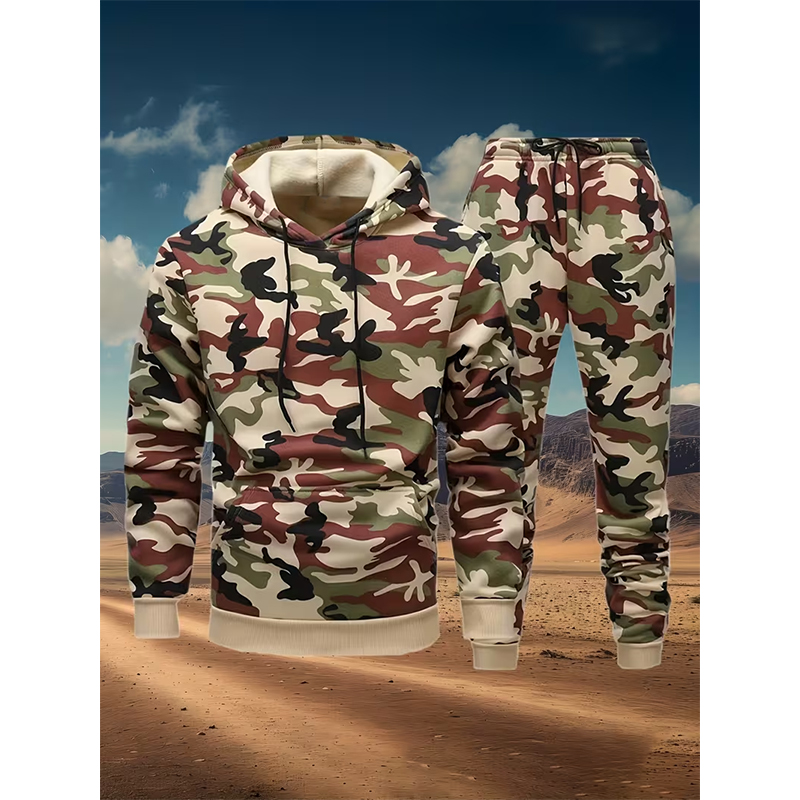 Autumn Camouflage 3D Print Hoo - огляд і ціна Winter Clothing For Woman