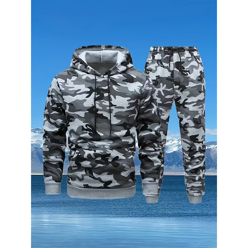 Autumn Camouflage 3D Print Hoo - огляд і ціна Winter Clothing For Woman