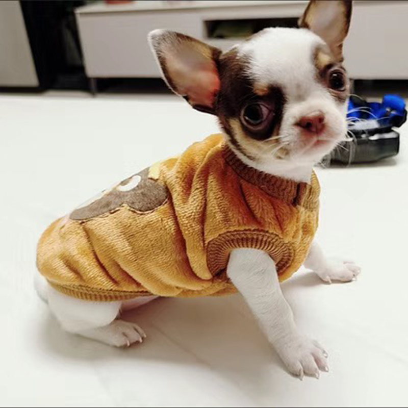 Cute Print Tea Cup Dog Sweater - огляд і ціна Winter Clothing For