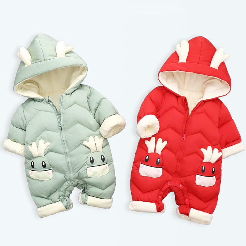 1-3Y Infant Thick Velvet Rompe - огляд і ціна Winter Clothing For 1 Year Old Girl