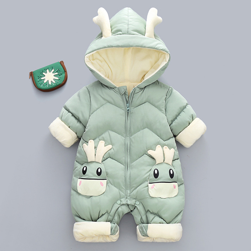 1-3Y Infant Thick Velvet Rompe - огляд і ціна Winter Clothing For 1 Year Old Girl