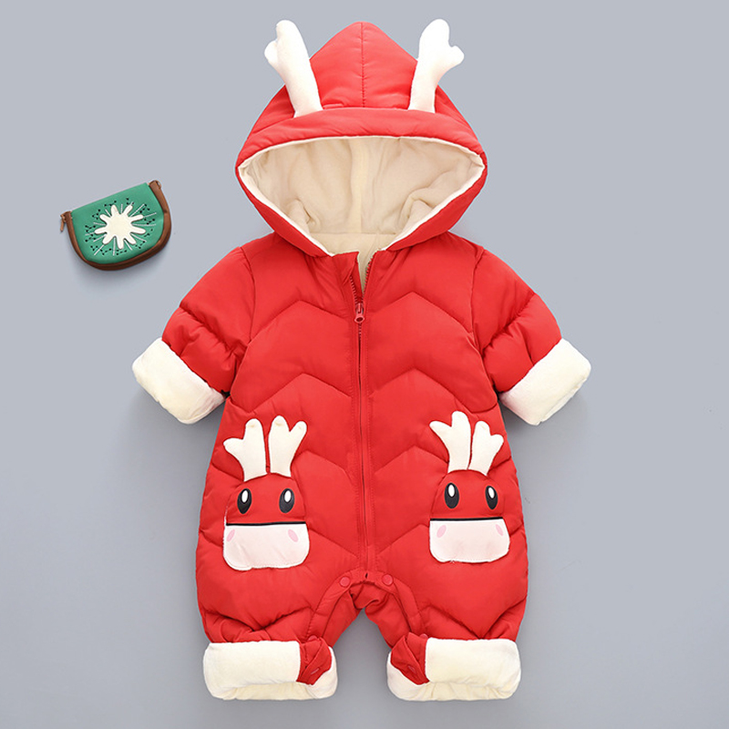 1-3Y Infant Thick Velvet Rompe - огляд і ціна Winter Clothing For 1 Year Old Girl