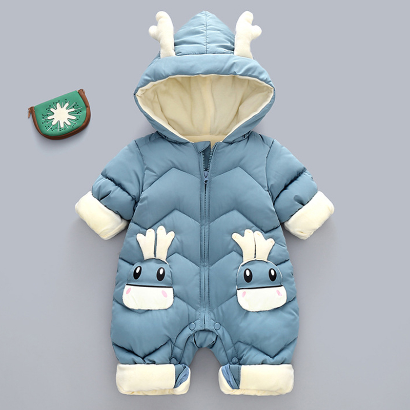 1-3Y Infant Thick Velvet Rompe - огляд і ціна Winter Clothing For 1 Year Old Girl