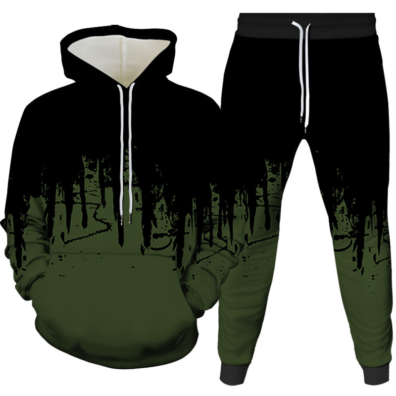 Ink Painting 3D Printed Hoodie - огляд і ціна Winter Clothing For