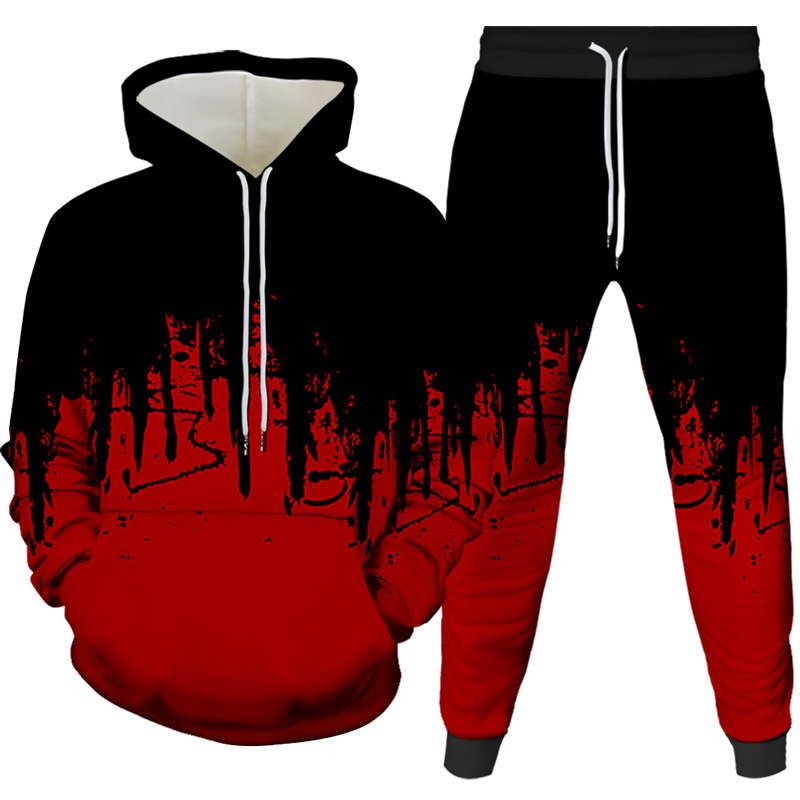 Ink Painting 3D Printed Hoodie - огляд і ціна Winter Clothing For